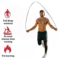 Skipping Rope Jump Rope  Non-slip Handles Jumping rope for  training, weight reducing,Warm-UP, Sports  Gym Fitness for Men  Women.-thumb3