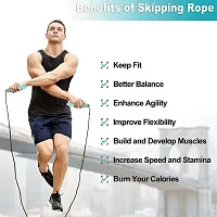 Exclusive Pencil Skipping Rope For Men Women Weight Loss Rope Speed Skipping Rope Speed Skipping Rope..-thumb1