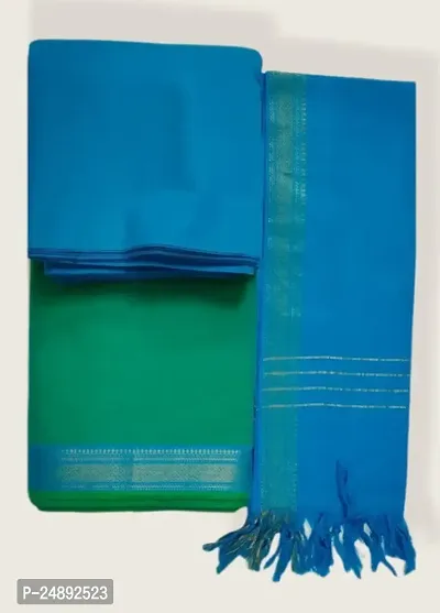 Pitch Colour Sambalpuri Handloom Cotton Dress Materials - Sambalpuri  Handloom Item