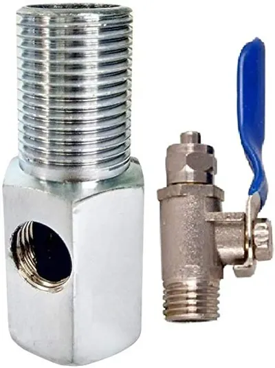 Care N Made? 44565 Size Piping Ro Inlet Valve Set with Brass Nipple and Handle , Connects to 44565 Size Pipe only