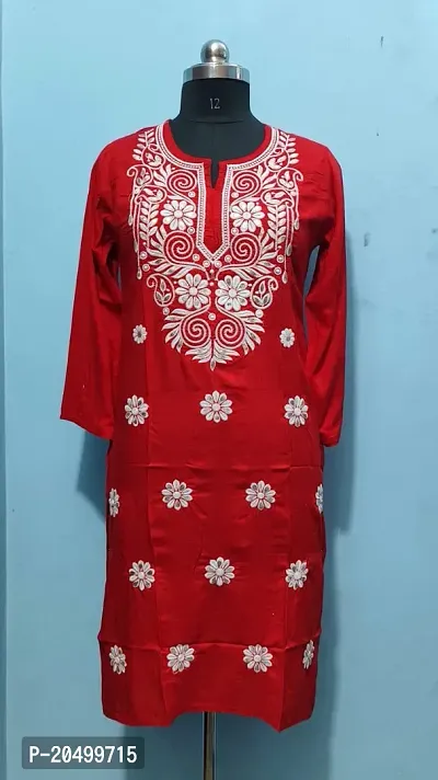 Women Stylish Rayon Kurta-thumb0