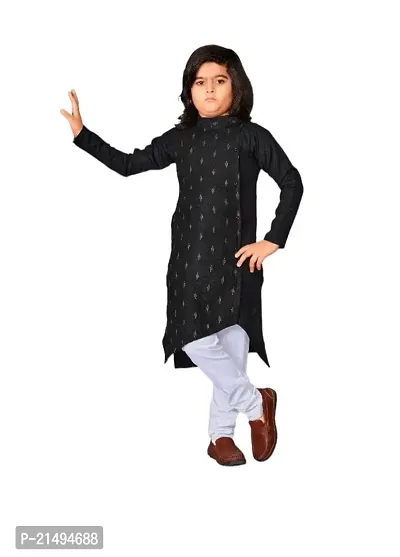 Kurta and Pajama Embroidery Butti with Exclusive Look (Small, Black)