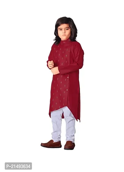 Kurta and Pajama Embroidery Butti with Exclusive Look (XX-Small, red)