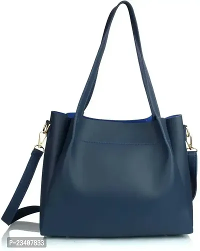 NASHEMAN Stylish Shoulder Handbags for Women, Girls and Ladies | Latest bags for Office, Shopping and Casual use (Blue)