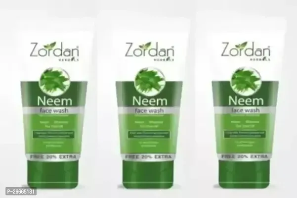 Zordan Neem (Pack Of 3) Face Wash (180 Ml)-thumb0