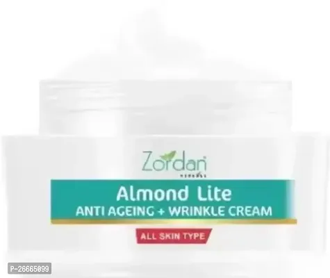 Zordan Herbals Almond Lite Anti Ageing Wrinkle Cream 50G ( Pack Of 1 )-thumb0