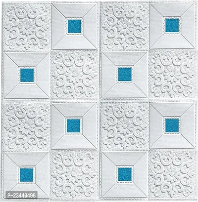 3D Blue Flower Wallpaper