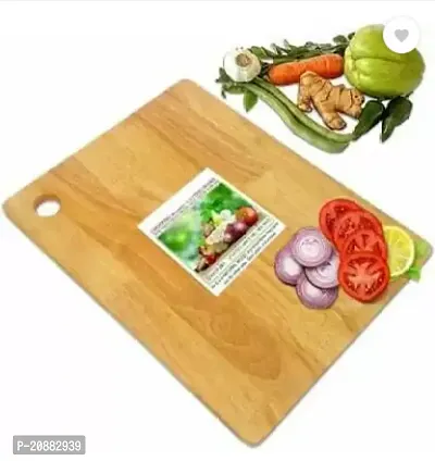 Wooden Cutting Board For Slicing  Kitchen Chopping Board Pack Of 1-thumb0