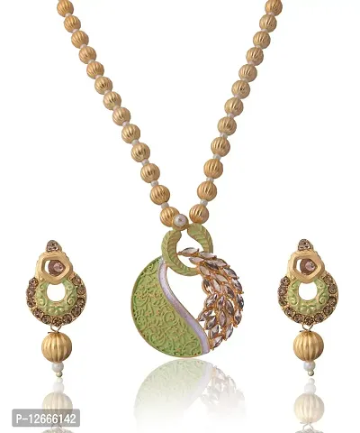 Adorn Designer Meenakari Hand Painted Necklace Jewellery Sets for Women-thumb0