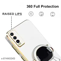 3D Astronaut with Folding Stand Back Cover Case For Vivo Y20-thumb1