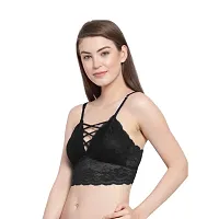 Women's Net Non-Wired Bralette Lightly Padded Seamless Bra for Women's  Girls-thumb4