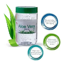 Meld Aloe Vera Gel Transparent, 500gm | Pure Ayurvedic Gel For Body and Moisturizing, Hair Care, Multipurpose Beauty Skin Gel, Acne Scars, Glowing and Radiant Skin-thumb1