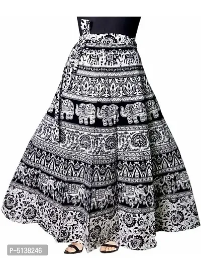 Stylish Cotton Jaipuri Print Skirt-thumb0