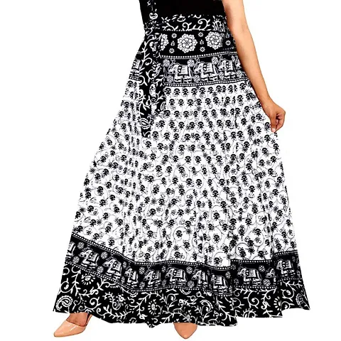 Trendy Women's Cotton Printed Skirts