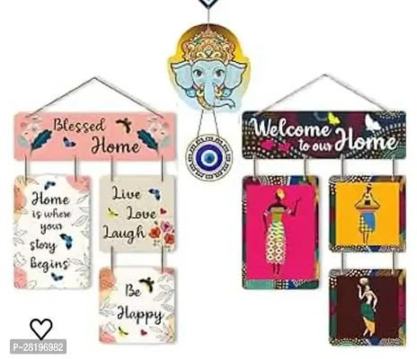 Navinya Wall Hangings For Home Decoration Used As A Room Decorative Items For Bedroom, Gift Items, Office, Kitchen, Living Room, Cafe Pack Of 3