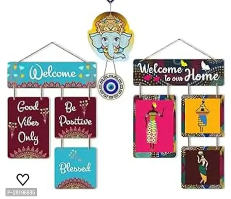 Navinya Wall Hangings For Home Decoration Used As A Room Decorative Items For Bedroom, Gift Items, Office, Kitchen, Living Room, Cafe Pack Of 3