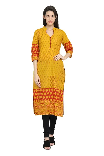 Stylish Three Quarter Sleeves Kurta