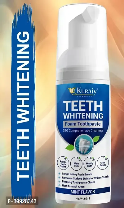 KURAIY Toothpaste Whitening Foam Natural Mouth Wash Mousse Teeth Whitening-thumb0