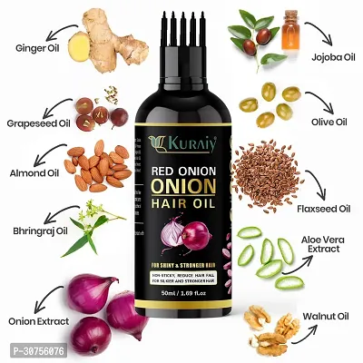 Natural Hair Care Red Onion Hair Oil 100 ML Pack Of 2-thumb2