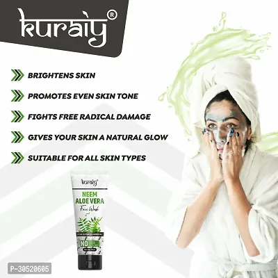 Kuraiy Face Wash Cream with Natural Deep Moisturizing-thumb3