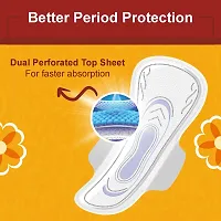 Sanitary Pads for Women with Wings | Dry-net Soft  Comfortable Sanitary Pad for Day  Night Protection (40 Pads Each, 320mm Gel Technology) PACK OF 4-thumb2