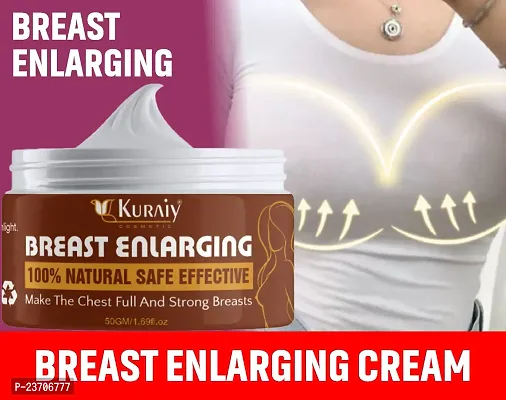 KURAIY Breast Enlargement Cream Chest Enhancement Elasticity Promote Female Hormone Breast Lift Firming Massage Up Size Bust Care