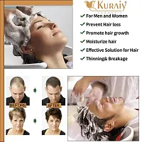 Kuraiy Natural Fenugreek Shampoo For Scalp Cleansing  Hair Fall Control Hair Growth Shampoo 200ml-thumb1