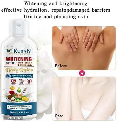 KURAIY Whitening Moisturizing Chicken Skin Body Lotion Whitening Moisturizing Brightening Skin Lotion 100ml PACK OF 1-thumb0