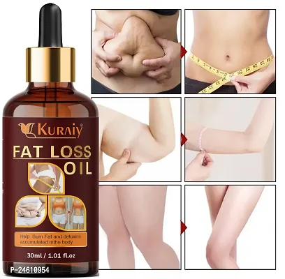 KURAIY 100% Natural Weight Loss Dissolve Fat Essential Oil for Whole,Weight Loss Oil-thumb0