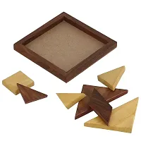 Handmade Wooden 7-Piece Jigsaw Puzzle - Puzzle Game for Children - Unique Kids Gift-thumb2