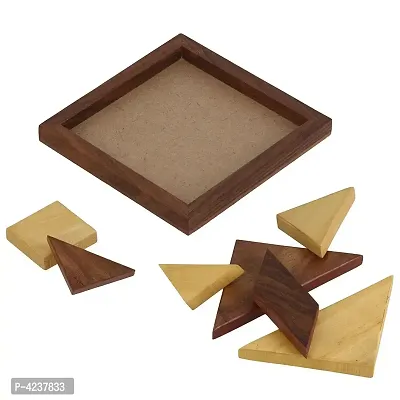 Handmade Wooden 7-Piece Jigsaw Puzzle - Puzzle Game for Children - Unique Kids Gift-thumb3