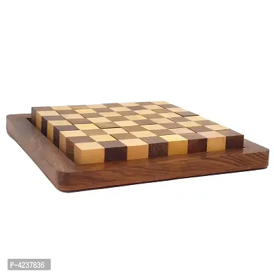 Handmade Indian 13-Pieces Chess Board Style Jigsaw Puzzle Game - Wooden Toy Game - Brain Teaser-thumb5