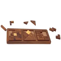 3 in 1 Wooden Blocks Jigsaw Plate Puzzles for Kids Gifts for Boys and Girls-thumb3