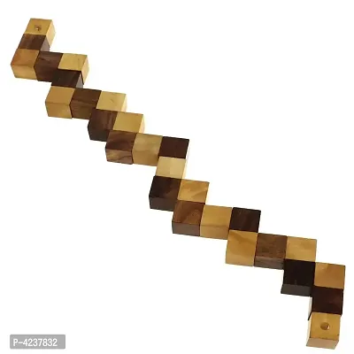 Wooden Adult Snake Cube Puzzle Handmade Gifts Kids Toys-thumb4