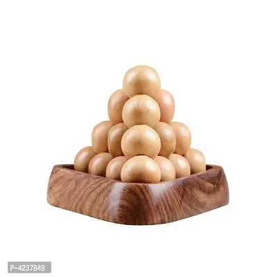 Wooden Handmade Ball Pyramid Puzzle Brain Teaser For Kids