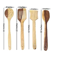 Wooden Ladel Set (8 Ladles+ 1 Mesher+ 1 Rolling Pin)-thumb2