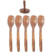 Wooden Ladle Set Of 5 + 1 Masher-thumb1