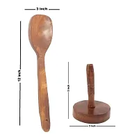 Wooden Ladle Set Of 5 + 1 Masher-thumb2