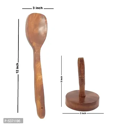 Wooden Ladle Set Of 5 + 1 Masher-thumb3