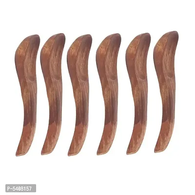 Wooden Soup Spoons - Pack Of 6-thumb0