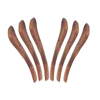 Wooden Soup Spoons - Pack Of 6-thumb1