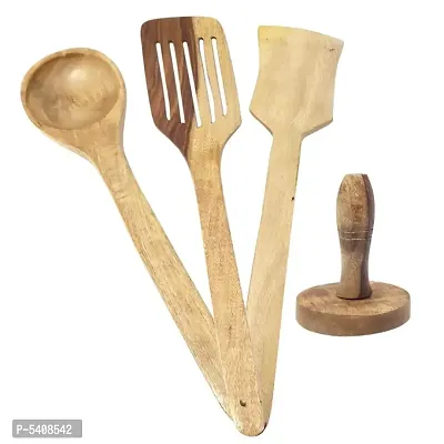 Wooden Tools Of Kitchen (Set Of 4)-thumb2