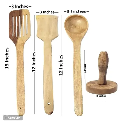 Wooden Tools Of Kitchen (Set Of 4)-thumb4