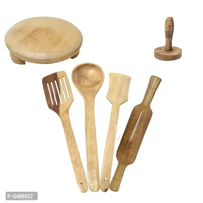 Wooden Tools Of Kitchen (Set Of 6)-thumb2