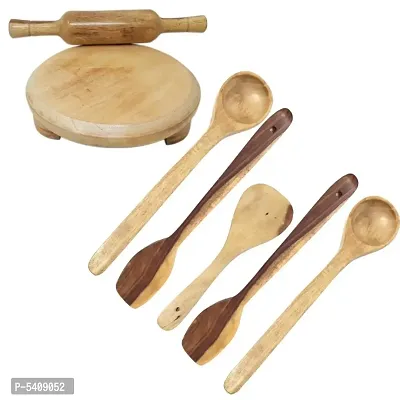 Wooden Skimmers Set With Chakla Belan-thumb2