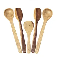 Wooden Skimmers Set With Chakla Belan And Masher-thumb2