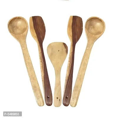 Wooden Skimmers Set With Chakla Belan And Masher-thumb3