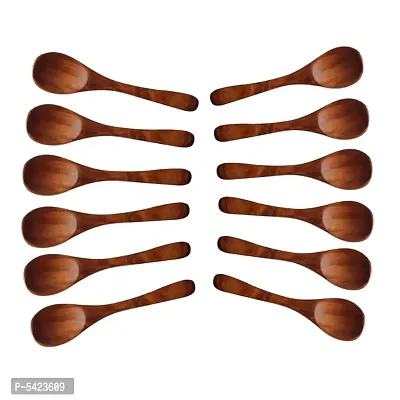 Wooden Soup Spoon Set Of 12-thumb2