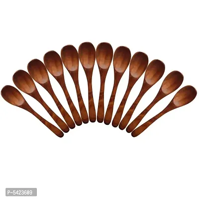 Wooden Soup Spoon Set Of 12-thumb3