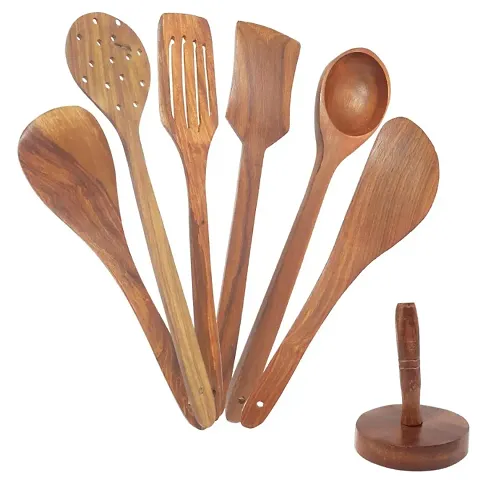 Premium Quality Wooden Kitchen Essential Tools Set